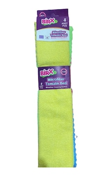 Birx Mikrofiber Temizlik Bezi 28 x 36 CM 4'lü