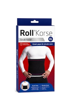 Roll Korse Siyah Xlarge - Sıcak Tutar & Rahatlatır