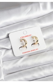 Mey İthalat 14k Gold Renk Kaplama Cm Kadın Küpe 11 80088317 Mey İthalat 14k Gold Renk Kaplama Cm Kadın Küpe 11 80088317