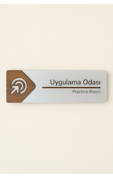 Uygulama Odası Ofis Oda Kapı İsimliği Yönlendirme Tabelası Levhası Kişiselleştirilebilir Uygulama Odası Ofis Oda Kapı İsimliği Yönlendirme Tabelası Levhası Kişiselleştirilebilir