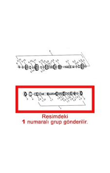 Haojue Da135s Transmısyon Mılı Takımı 24102h3e010h000 Haojue Da135s Transmısyon Mılı Takımı 24102h3e010h000