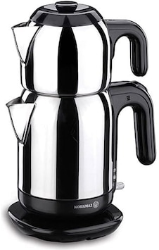 Korkmaz Demtez Inox/siyah Elektrikli Çaydanlık 1.6 Lt Korkmaz Demtez Inox/siyah Elektrikli Çaydanlık 1.6 Lt