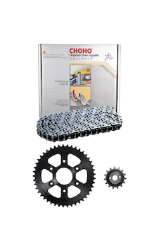 Choho Zincir Dişli Set Dominar 400 O-ringli 15t/45t Choho Zincir Dişli Set Dominar 400 O-ringli 15t/45t