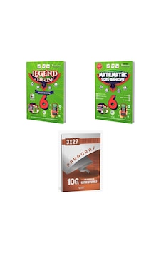 2027 Av 6. Sınıf İngilizce Legend Of English Seri Test Book + Matematik Soru + Anla Kazan Paragraf Deneme 3'lü Set 2027 Av 6. Sınıf İngilizce Legend Of English Seri Test Book + Matematik Soru + Anla Kazan Paragraf Deneme 3'lü Set