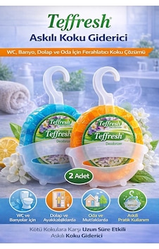 Vexor Teffresh Askılı Koku Giderici 2 Adet Wc Banyo Dolap Ve Oda İçin Askılı Ortam Koku Giderici Vexor Teffresh Askılı Koku Giderici 2 Adet Wc Banyo Dolap Ve Oda İçin Askılı Ortam Koku Giderici
