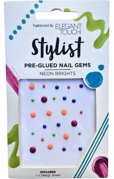 Elegant Touch Stylist Neon Brights Hazır Yapışkanlı Tırnak Taşları Neon Renkler Elegant Touch Stylist Neon Brights Hazır Yapışkanlı Tırnak Taşları Neon Renkler