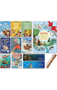 Timaş Çocuk 1 Ve 2 Sınıf Hikaye Seti 9 Kitap - Hapı Yuttuk Eczanesi - Bu Kadar Tantana Yeter Mert Arık Full Set