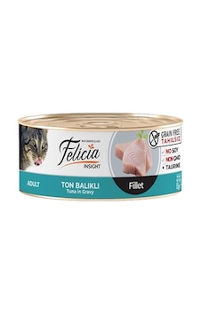 Felicia Tahılsız Ton Balıklı Fileto Konserve Yetişkin Kedi Maması 85 G Felicia Tahılsız Ton Balıklı Fileto Konserve Yetişkin Kedi Maması 85 G