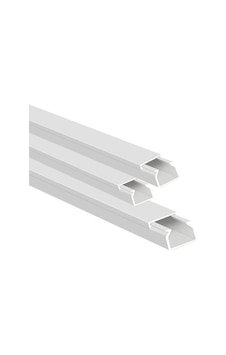 25x25 Kablo Kanalı Yapışkansız 4boy 8mt 25x25 Kablo Kanalı Yapışkansız 4boy 8mt