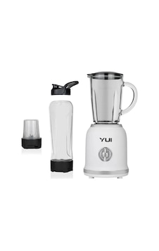 Yui M18 3 in 1 Kişisel Smoothie Retro Blender Öğütücü Cam Doğrayıcı Beyaz (Teşhir) Yui M18 3 in 1 Kişisel Smoothie Retro Blender Öğütücü Cam Doğrayıcı Beyaz (Teşhir)