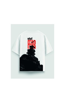 Yolo Street What Fear Baskılı Oversize Tişört Unisex %100 Pamuk Beyaz1 Yolo Street What Fear Baskılı Oversize Tişört Unisex %100 Pamuk Beyaz1