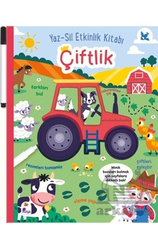 Yaz-sil Etkinlik Kitabı Çiftlik Kalemli İndigo Çocuk Yaz-sil Etkinlik Kitabı Çiftlik Kalemli İndigo Çocuk