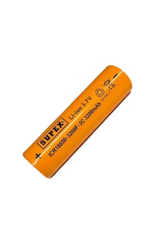 Supex Icr18650-3200f-3c 3.7v 3200mah Li-ion Düz Kafa Başsız Pil Supex Icr18650-3200f-3c 3.7v 3200mah Li-ion Düz Kafa Başsız Pil