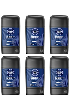 Nivea Men Deep Darkwood Maxxtech Aktif Karbon Erkek Stick Deodorant 6 X 50 Ml Nivea Men Deep Darkwood Maxxtech Aktif Karbon Erkek Stick Deodorant 6 X 50 Ml