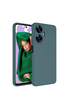 Realme C55 Kılıf Zore Mara Lansman Kapak Koyu Yeşil Realme C55 Kılıf Zore Mara Lansman Kapak Koyu Yeşil