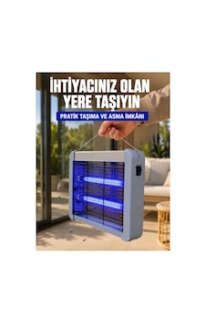8753tknd 12w Elektrikli Sinek Öldürücü Çift Uv Işıklı Asılabilir Böcek Öldürücü Lamba 893hmng