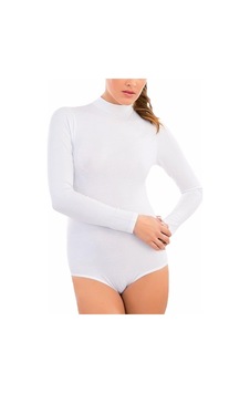3 Adet İmer Bayan Pamuklu Balıkçı Yaka Çıtçıtlı Kancalı Body 9258 Beyaz 3 Adet İmer Bayan Pamuklu Balıkçı Yaka Çıtçıtlı Kancalı Body 9258 Beyaz