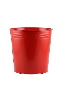 Mas Çöp Kovası Metal 10 Lt. Kırmızı Mas Çöp Kovası Metal 10 Lt. Kırmızı