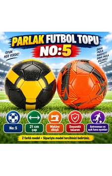 Futbol Topu Parlak No:5