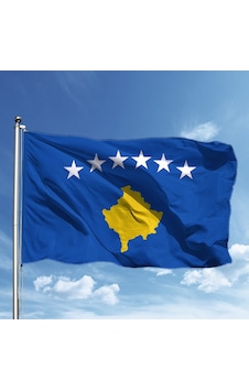 Kosova Bayrağı 150 225 Tek Ebat