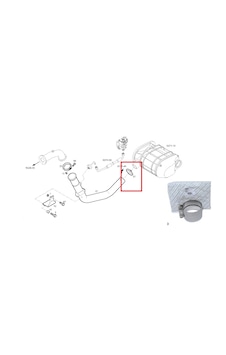 Iveco-s Way-kelepçe, Egzost Boru 5802912360 X-way Iveco-s Way-kelepçe, Egzost Boru 5802912360 X-way