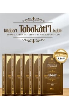 Kitabü't-tabakati'l- Kebir Tabakat 5 Cilt / İbn Sa'd Kitabü't-tabakati'l- Kebir Tabakat 5 Cilt / İbn Sa'd