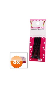 8 Paket Siyah Tel Toka Seti 10'lu Paket Gizli Yapı Metal 8 Paket Siyah Tel Toka Seti 10'lu Paket Gizli Yapı Metal