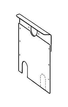Truma S 2200 Isıtıcı. Sol Isıtma Çıkışı Koruyucu Plaka Truma S 2200 Isıtıcı. Sol Isıtma Çıkışı Koruyucu Plaka