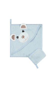 Civil Baby Bebek Keseli Banyo Havlusu 75x75 Cm Mavi 31b61011424s1-1 Mavi