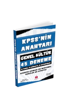 2026 Kpss'nin Anahtarı 45 Deneme - Genel Kültür Tarih Coğrafya Vatandaşlık 15x3 2026 Kpss'nin Anahtarı 45 Deneme - Genel Kültür Tarih Coğrafya Vatandaşlık 15x3