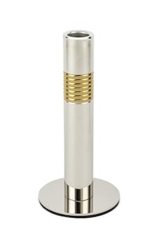 Mikasa Moor Bugle Silver Gold Metal Mumluk 9x19 Cm Gold Mikasa Moor Bugle Silver Gold Metal Mumluk 9x19 Cm Gold