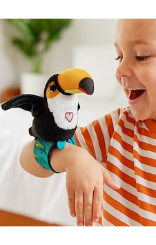 Happy Yappers Slap Bant Konuşan Hareketli Tukan Kuş Oyuncak Bileklik Toucan Çok Renkli