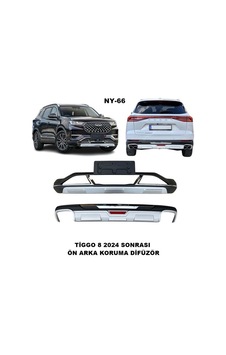 Chery Tiggo 8 Ön Ve Arka Tampon Koruma Difüzör Tiggo 8 Pro 2024 Sonrası Son Kasa Ön Arka Difüzör Chery Tiggo 8 Ön Ve Arka Tampon Koruma Difüzör Tiggo 8 Pro 2024 Sonrası Son Kasa Ön Arka Difüzör