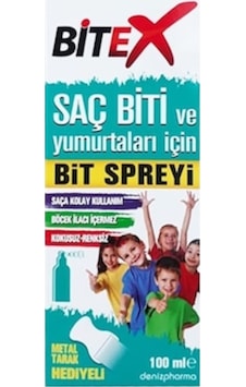Bitex Bit ve Sirke Spreyi 100 ML + Çelik Tarak