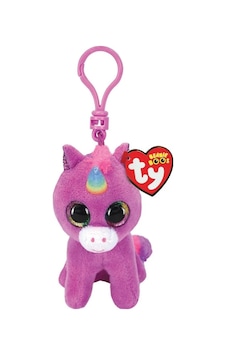 Ty Beanie Boos Peluş Unicorn Anahtarlık Rosette Çok Renkli Ty Beanie Boos Peluş Unicorn Anahtarlık Rosette Çok Renkli