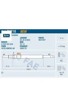 Kızdırma Bujısı 11v Volvo S60 I 384 2.4 D 01 10 S80 I 184 2.4 D 01 06 V70 Iı 285 2.4 D 01 08 Fae 4u3q6m090aa Kızdırma Bujısı 11v Volvo S60 I 384 2.4 D 01 10 S80 I 184 2.4 D 01 06 V70 Iı 285 2.4 D 01 08 Fae 4u3q6m090aa