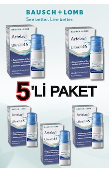 Bausch & Lomb Artelac Ultra 4s 10 Ml Damla 5'li Paket Bausch & Lomb Artelac Ultra 4s 10 Ml Damla 5'li Paket