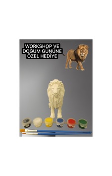 3d Aslan Figür Boyama Seti - Kendin Boya Hobi Ve Etkinlik Seti - Akrilik Boya + 2 Fırça 3d Aslan Figür Boyama Seti - Kendin Boya Hobi Ve Etkinlik Seti - Akrilik Boya + 2 Fırça