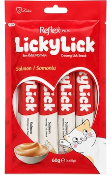 Reflex Plus Lickylick Kedi Sıvı Ödül Somon 4 x 15 G Reflex Plus Lickylick Kedi Sıvı Ödül Somon 4 x 15 G