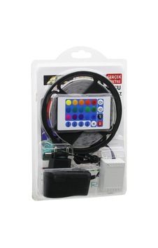 Atc Led Strıp El-07-rus-k 5mt Kumandalı - Adaptörlü Rgb Renkli Şerit Led Ip65 Su Geçirmez Smd 2835 54leds/m 5570 Diğer