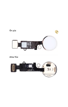 Apple iPhone Uyumlu 7 Plus Home Tuşu - Gümüş / Silver Orta Tuş Butonu Parmak İzi Butonu Açma-kapama Butonu Açma-k Apple iPhone Uyumlu 7 Plus Home Tuşu - Gümüş / Silver Orta Tuş Butonu Parmak İzi Butonu Açma-kapama Butonu Açma-k