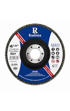 Rastona Flap Disk Zımpara 115x22.23mm 60 10 Adet Rastona Flap Disk Zımpara 115x22.23mm 60 10 Adet