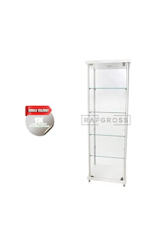 Kurulu Teslimat,camlı Dolap, Camlı Vitrin-beyaz 30x50x175 Kurulu Teslimat,camlı Dolap, Camlı Vitrin-beyaz 30x50x175