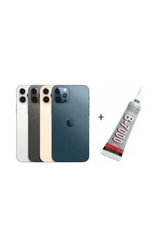 Apple Uyumlu iPhone 12 Pro Max Arka Batarya Pil Kapağı Pasifik Mavi B7000 15 Ml Yapıştırıcı Apple Uyumlu iPhone 12 Pro Max Arka Batarya Pil Kapağı Pasifik Mavi B7000 15 Ml Yapıştırıcı
