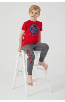 Spiderman Ring Kırmızı Erkek Çocuk Kısa Kol Pijama Takım Kırmızı Spiderman Ring Kırmızı Erkek Çocuk Kısa Kol Pijama Takım Kırmızı