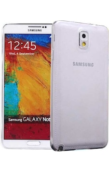 Galaxy Note 3 Kılıf Zore Süper Silikon Kapak Renksiz
