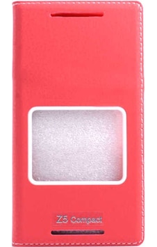 Sony Xperia Z5 Compact Kılıf Dolce Kapaklı Kılıf Kırmızı Sony Xperia Z5 Compact Kılıf Dolce Kapaklı Kılıf Kırmızı