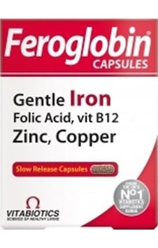 Feroglobin Iron Takviye Edici Gıda 30 Kapsül