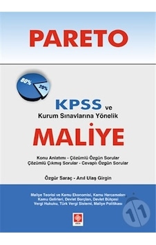 Pareto KPSS ve Kurum Sınavlarına Yönelik Maliye - Özgür Saraç -  Anıl Ulaş Girgin - Ekin Basım Yayın