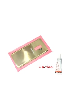 Samsung Galaxy Uyumlu S9 Plus Arka Pil Batarya Kapağı Cam+b-7000 Gold Samsung Galaxy Uyumlu S9 Plus Arka Pil Batarya Kapağı Cam+b-7000 Gold